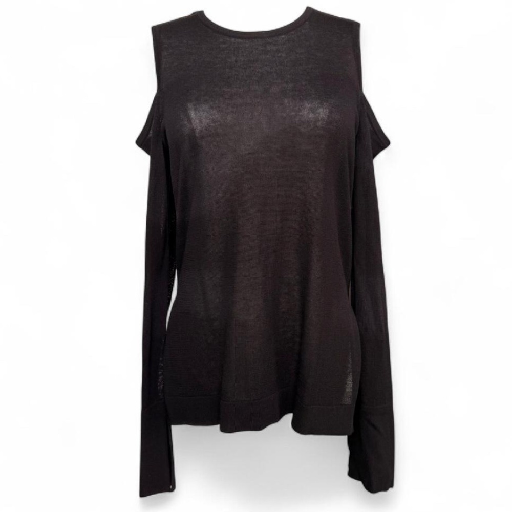 BCBGMaxAzria | Anita Cut out Shoulder Top - BLACK - XS